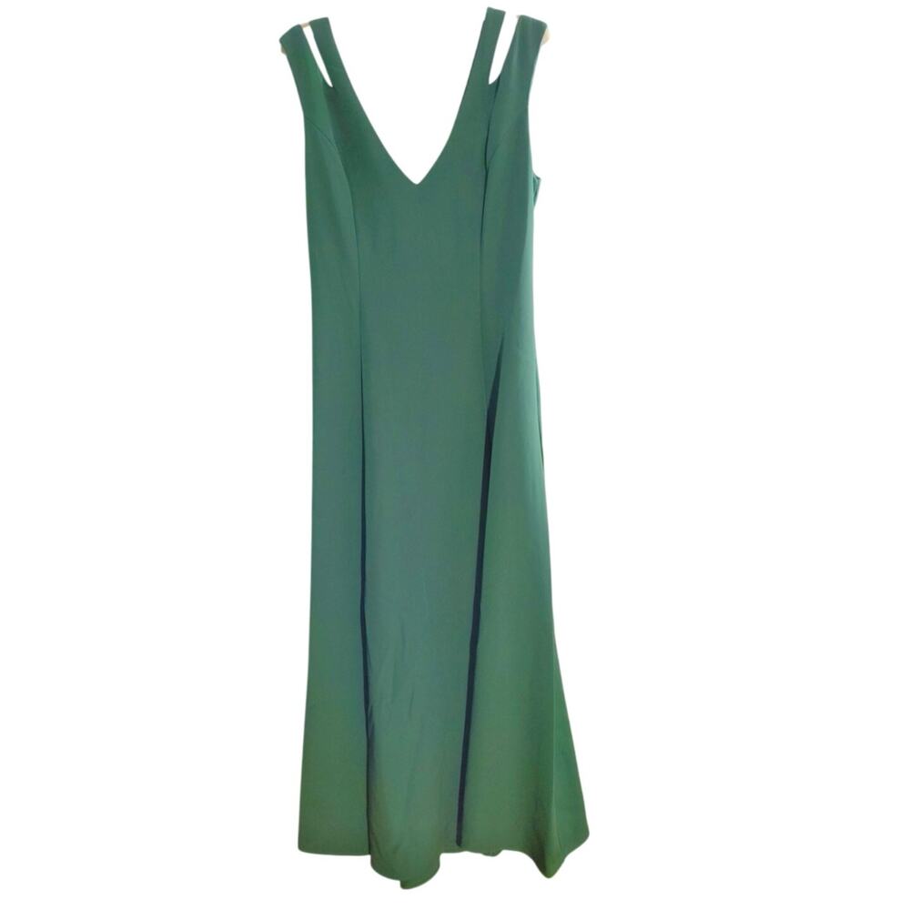 Laundry by Shelli Segal Maxi Dress Women's Size 10 Emerald Sleeveless Formal